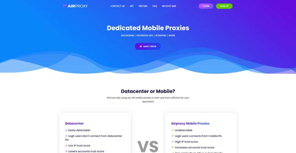 airproxy mobile proxy