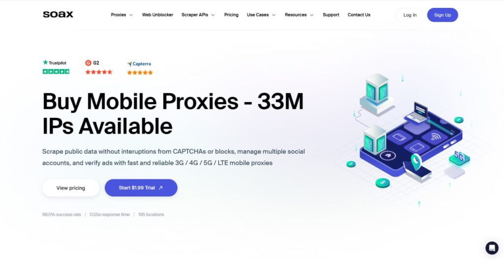 soax mobile proxy