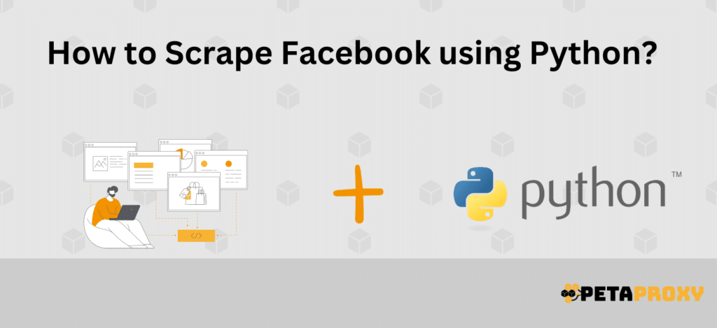 Image showing how to scrape facebook using phyton