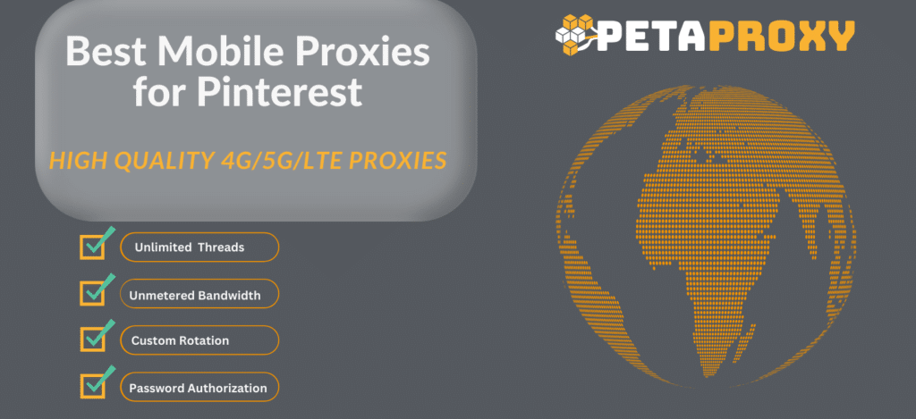 Best Mobile Proxies from Petaproxy showing all advantages